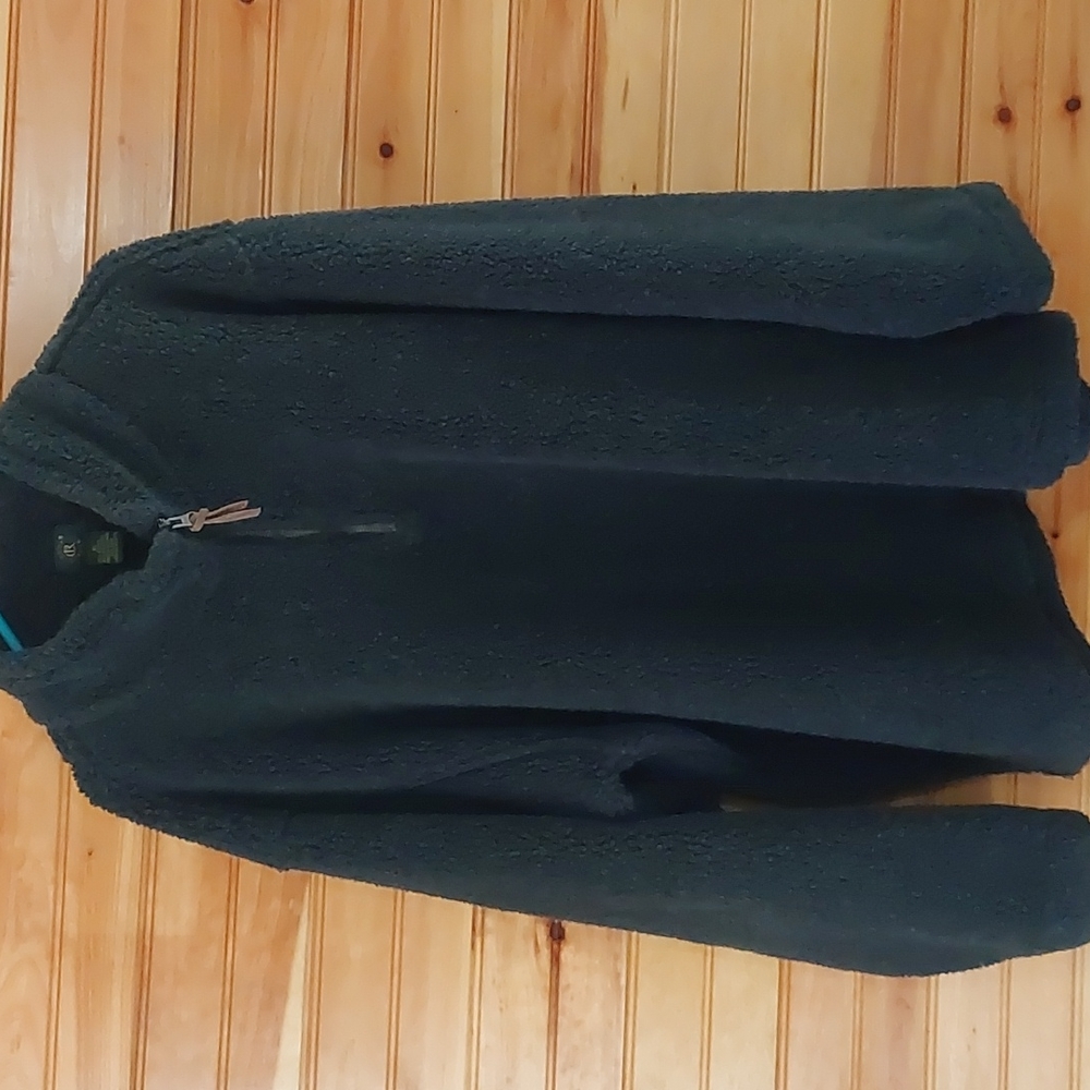 Dark Gray Green Fleece
